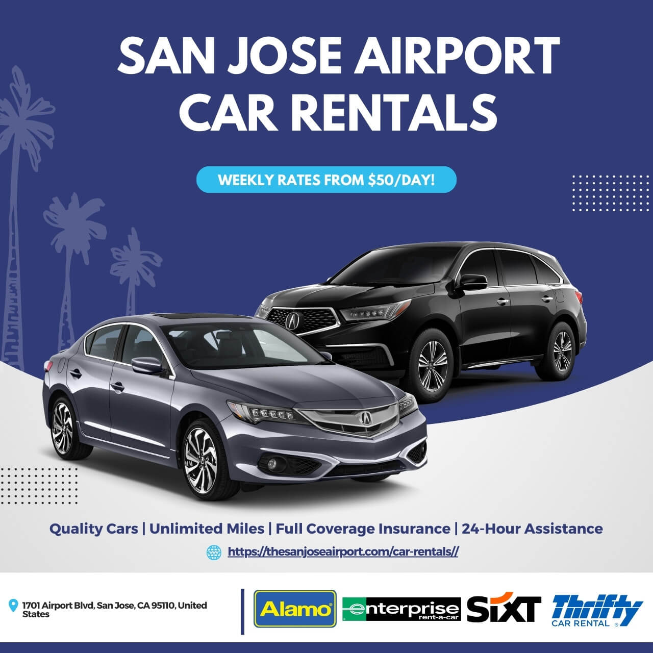 San Jose Airport Car Rentals